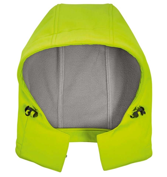 Warnschutz-Softshellkapuze