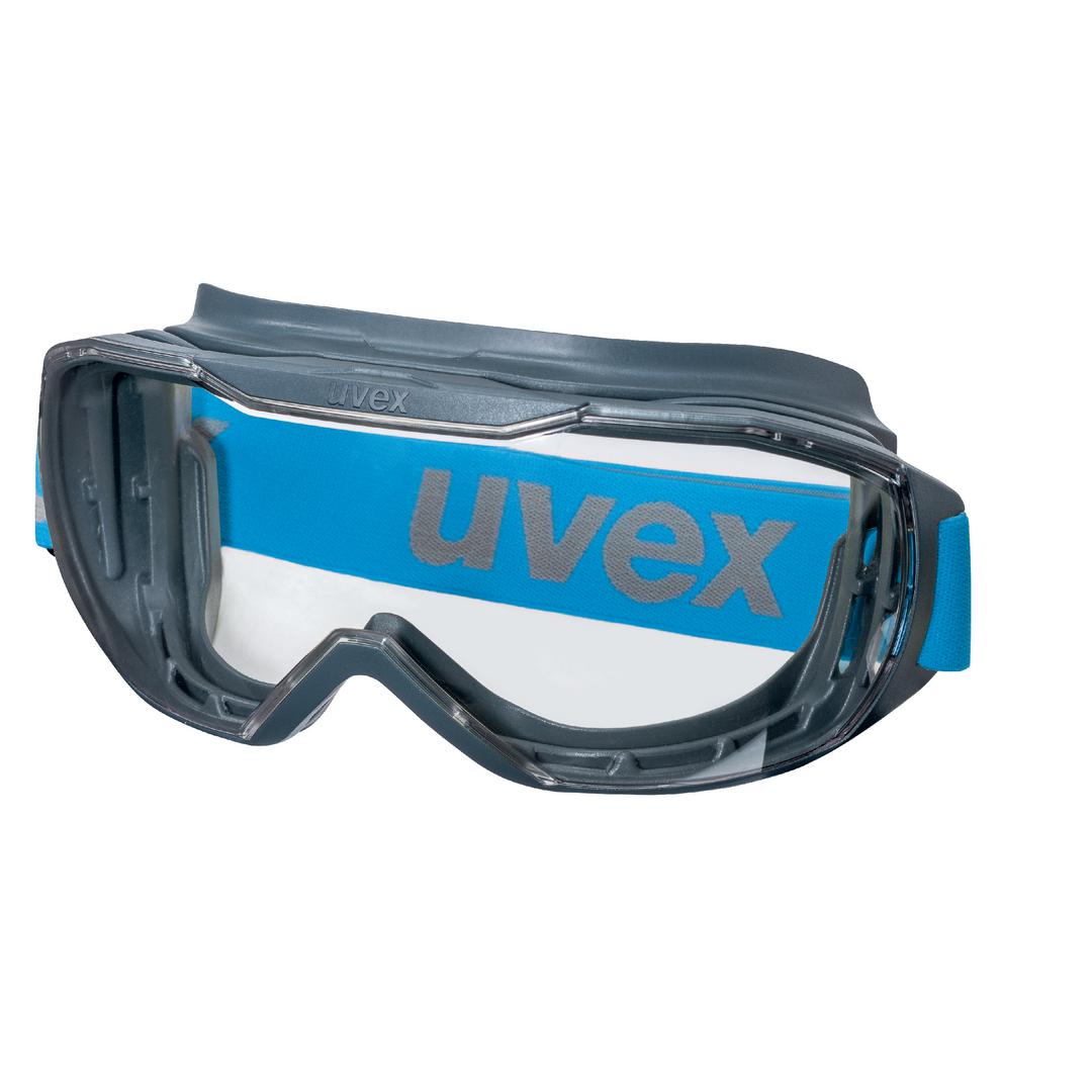 Vollsichtbrille megasonic UVEX, 9320265, blau/grau